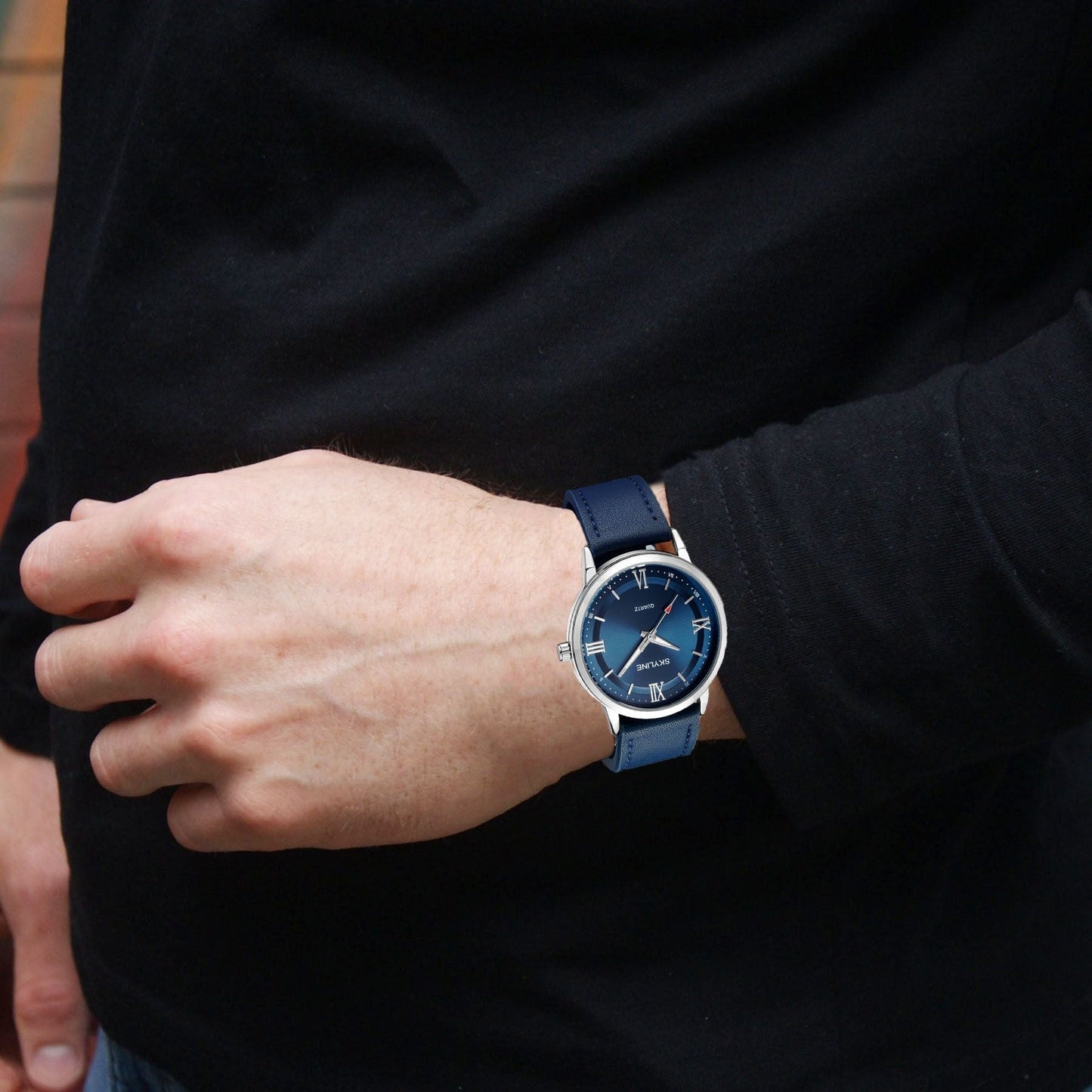 Montre Skyline 360 Más Cinturón y Bolígrafo de Obsequio