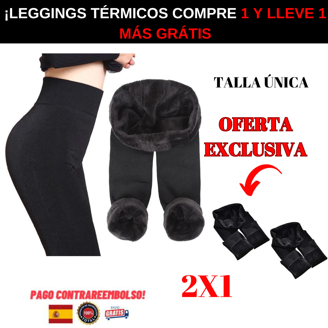 ¡leggings Talla única que te mantendrán caliente incluso en los días más fríos de invierno!