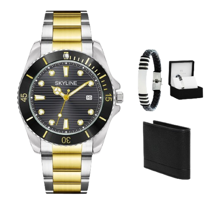 Montre Acero Skyline 360 Más Pulsera y Billetera de Obsequio.