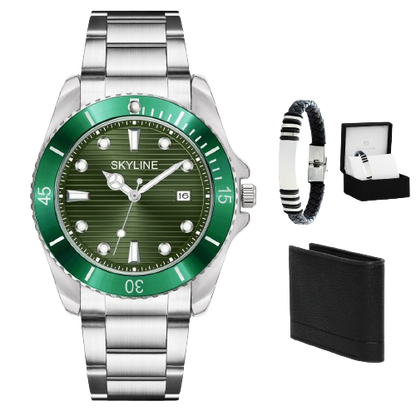 Montre Acero Skyline 360 Más Pulsera y Billetera de Obsequio.