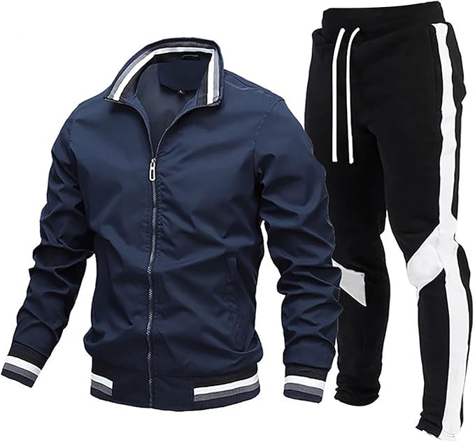Icone™ TrackSuit: Rits Stand Omhoog Kraag Fitness Set