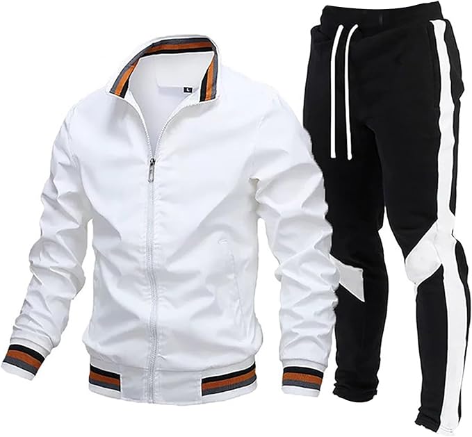 Icone™ TrackSuit: Rits Stand Omhoog Kraag Fitness Set
