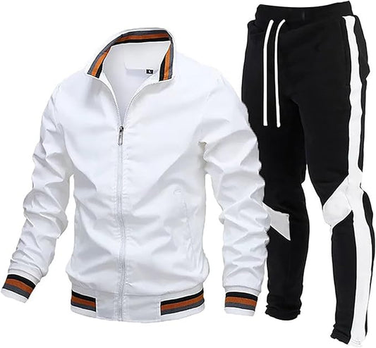 Icone™ TrackSuit: Rits Stand Omhoog Kraag Fitness Set