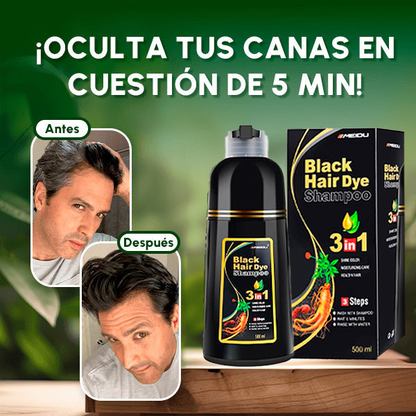 Shampoo Black Hair -Cubre Canas