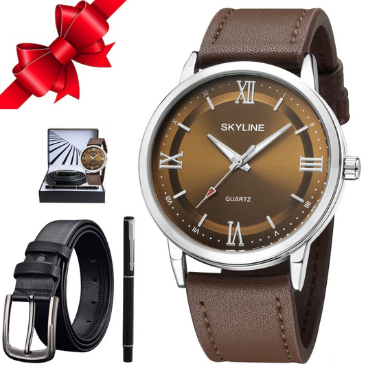 Montre Skyline 360 Más Cinturón y Bolígrafo de Obsequio
