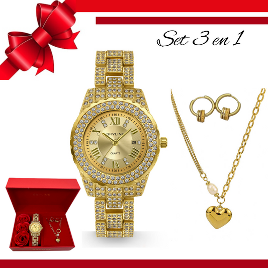 Diamond 360- Acero Inoxidable Set 3 en 1