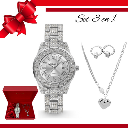 Diamond 360- Acero Inoxidable Set 3 en 1