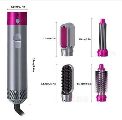 Cepillo Alisador Secador 5 En 1 Multifuncional BellaAir 5