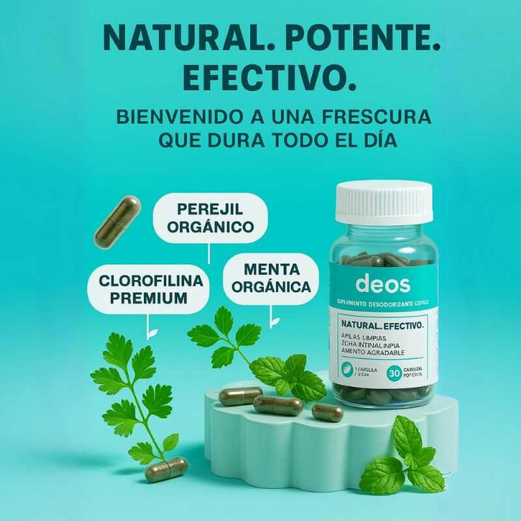DEOS – Frescura total desde la primera cápsula Compra 1 y lleva 2